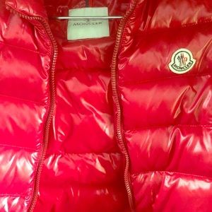 COPY - Red moncler vest sz 3 (medium) only worn f…
